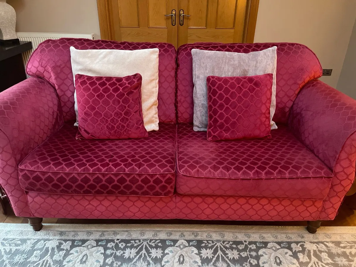 Three Seater Couch (Red)