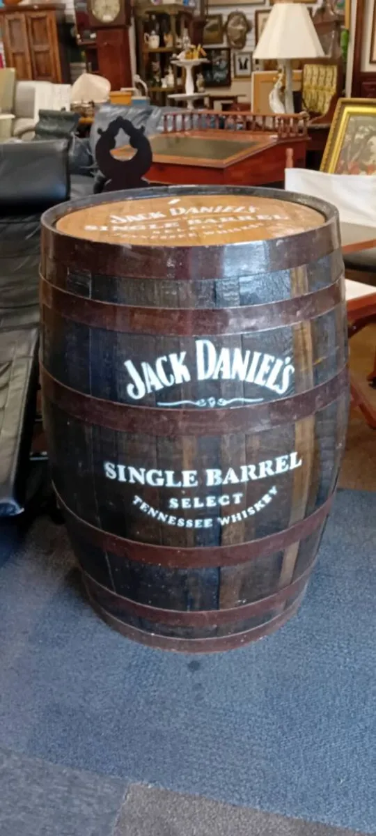 Decorative Original Whiskey Barrel - Image 1