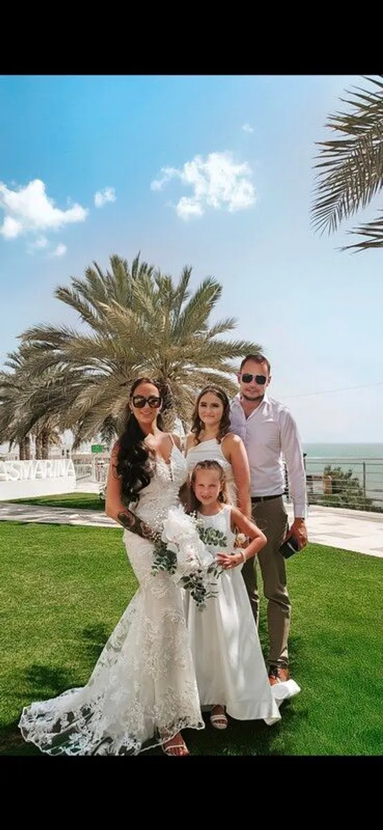 Wedding Dress/shoes/veil - Image 3