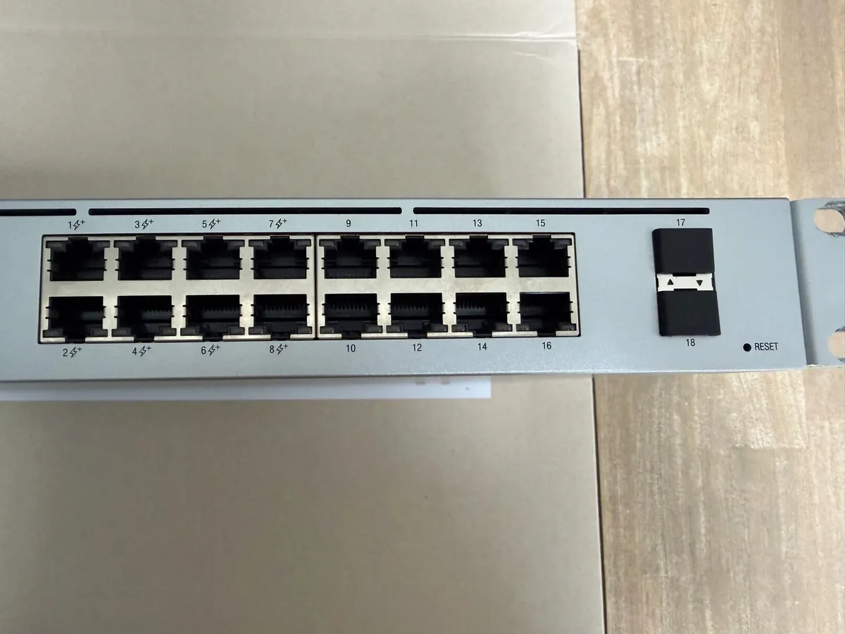 Ubiquiti 16 port PoE switch & WiFi 6 access point - Image 1