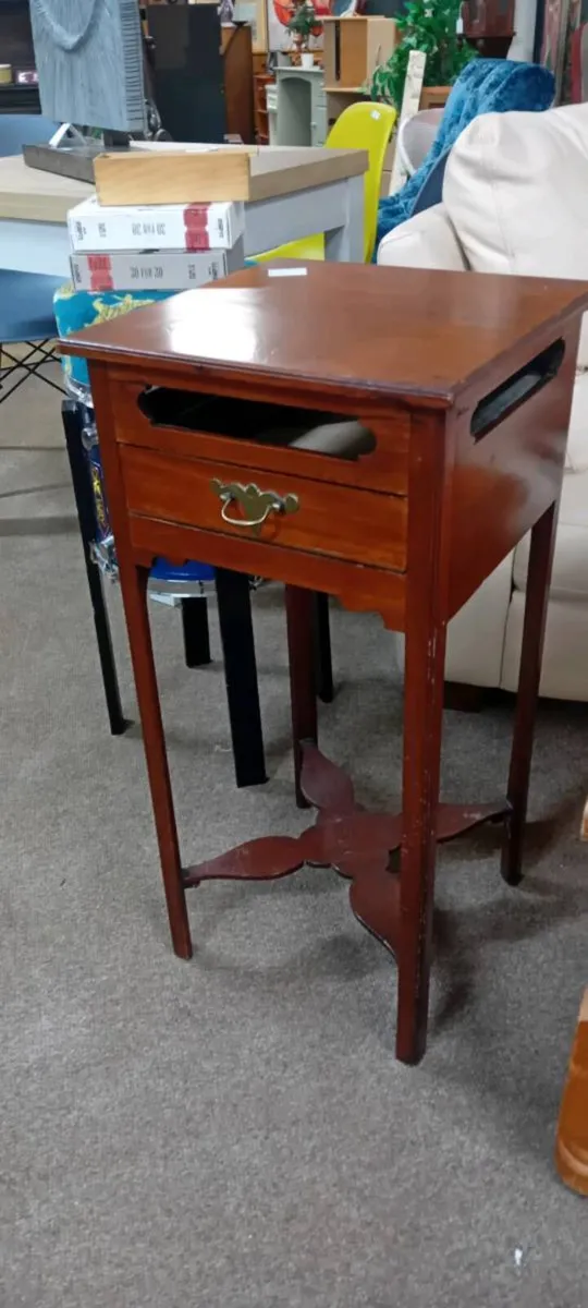 Antique Ecclesiastical Donation Table - Image 1