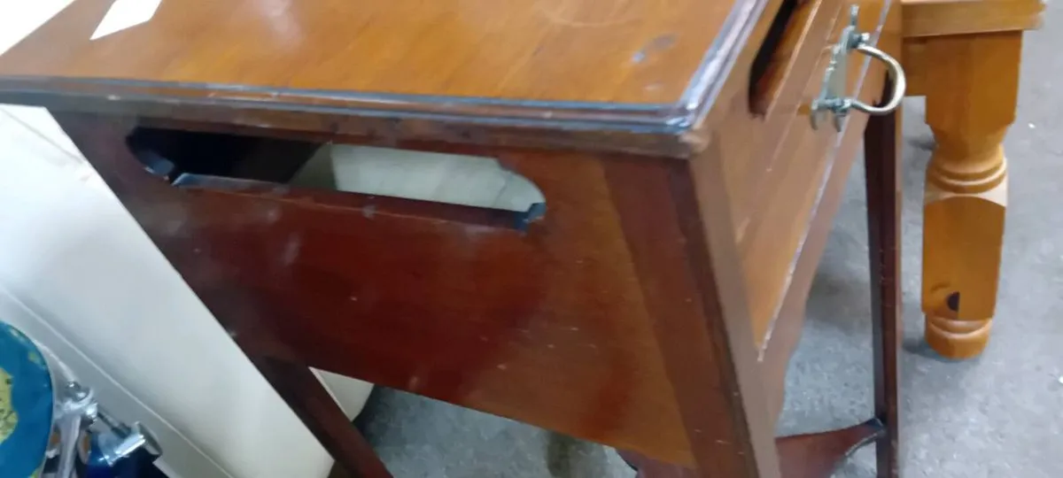 Antique Ecclesiastical Donation Table - Image 2