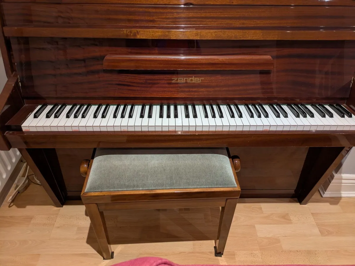 Piano  and Stool - Image 3
