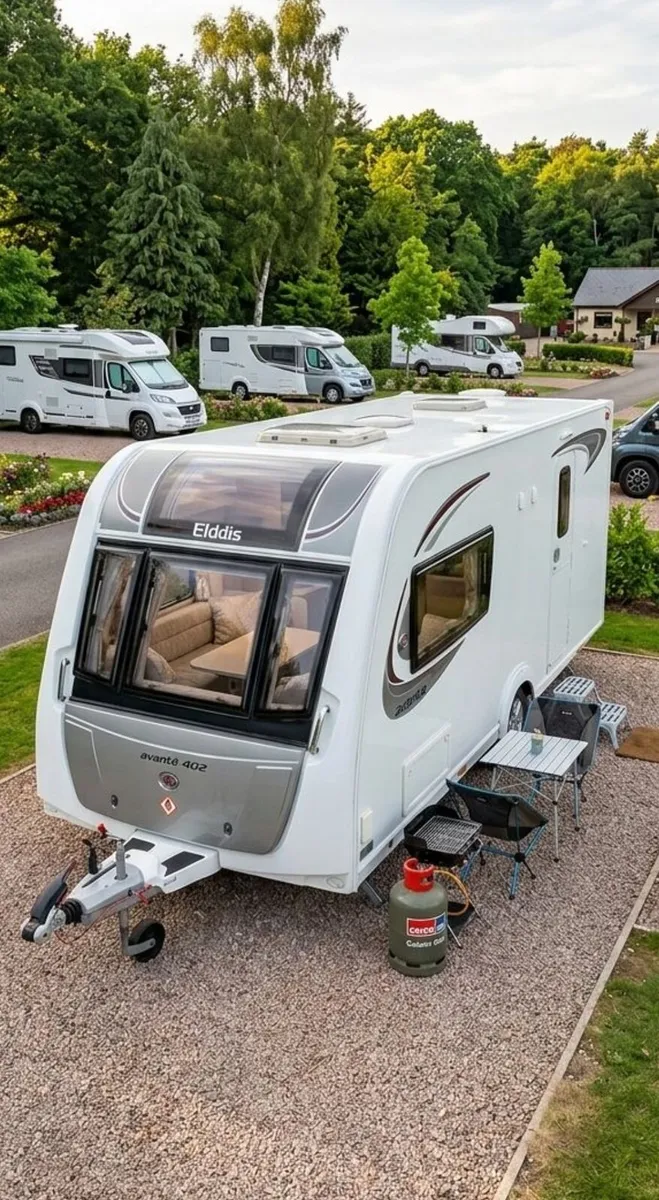 Two berth elddis caravan for sale - Image 1