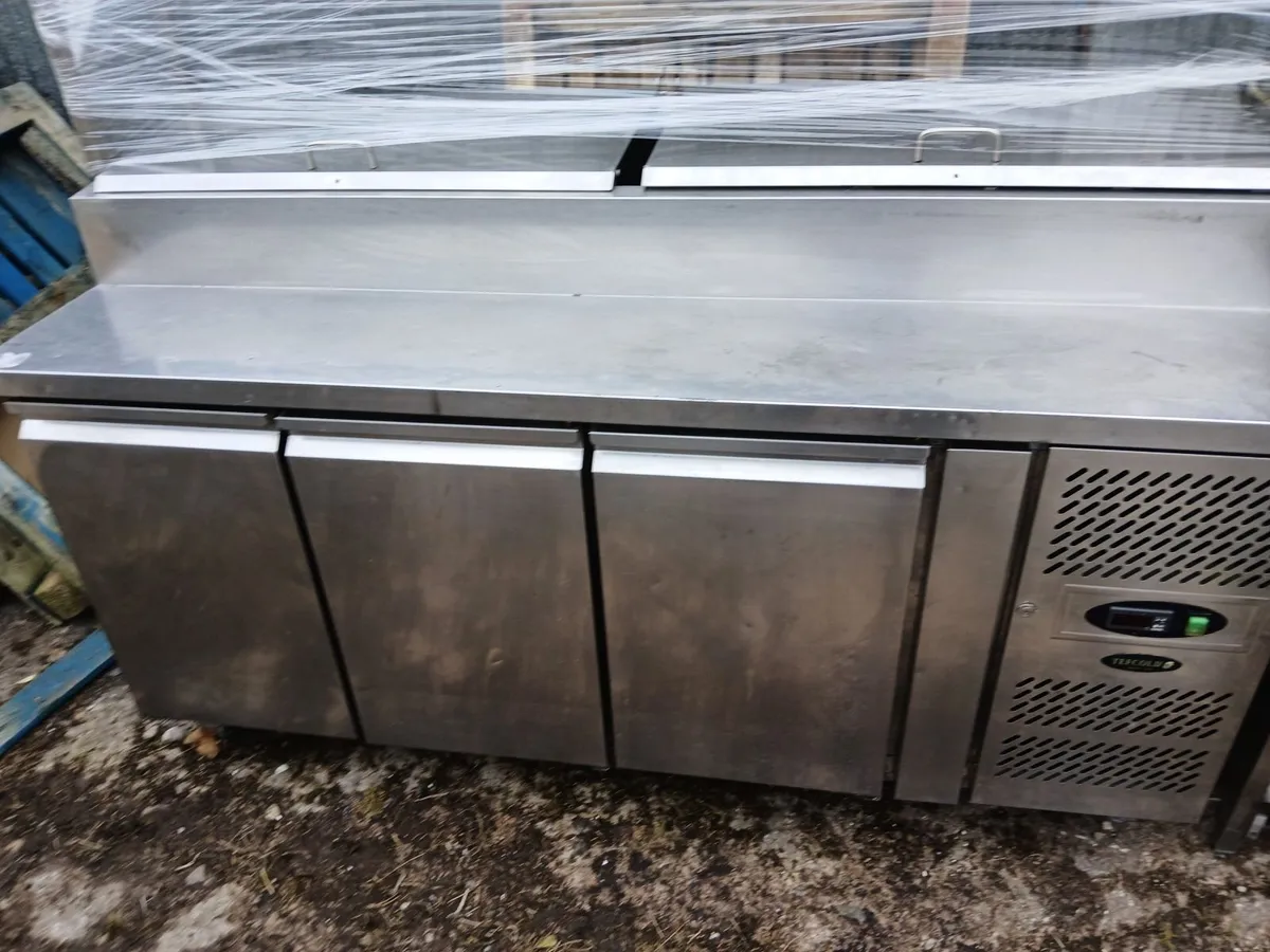 Staneless steel cabbinet double  door fridge - Image 1