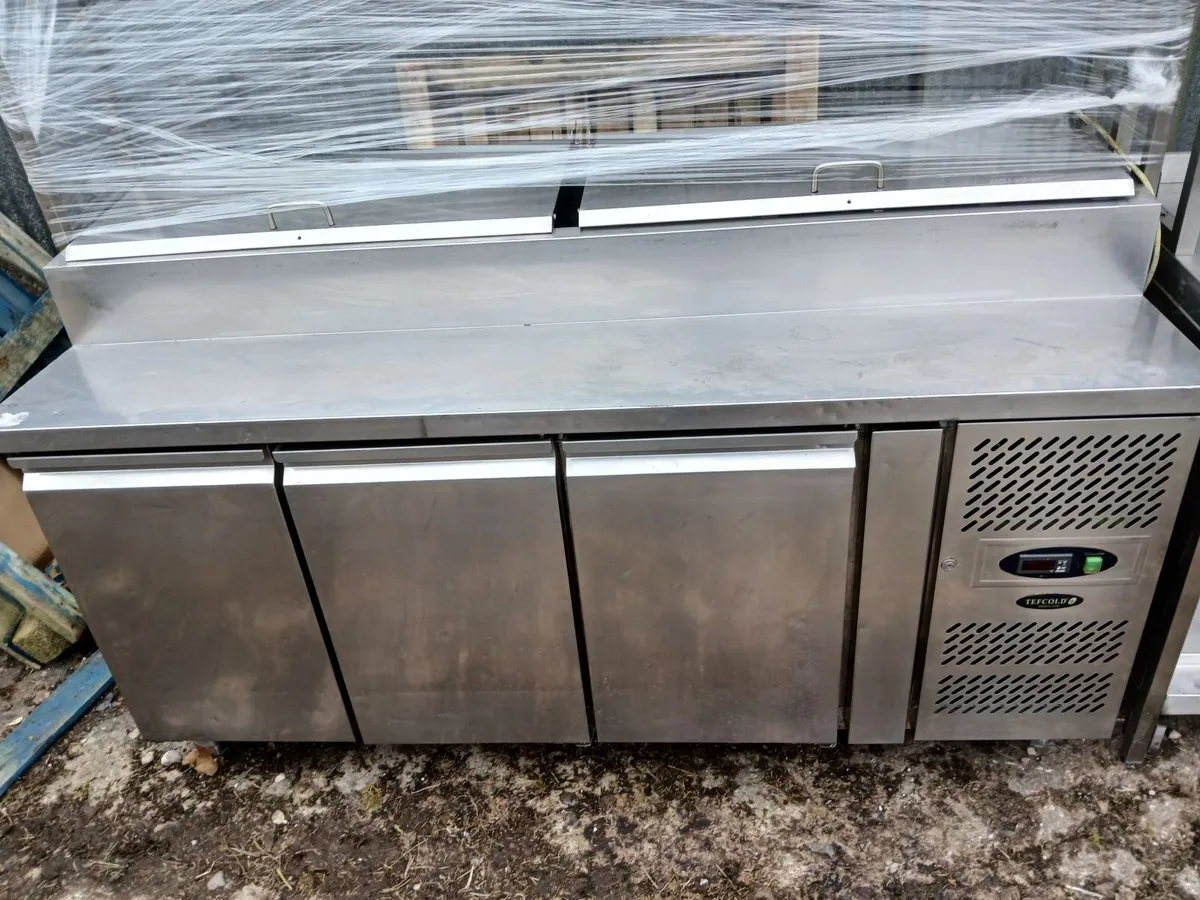 Staneless steel cabbinet double  door fridge - Image 2