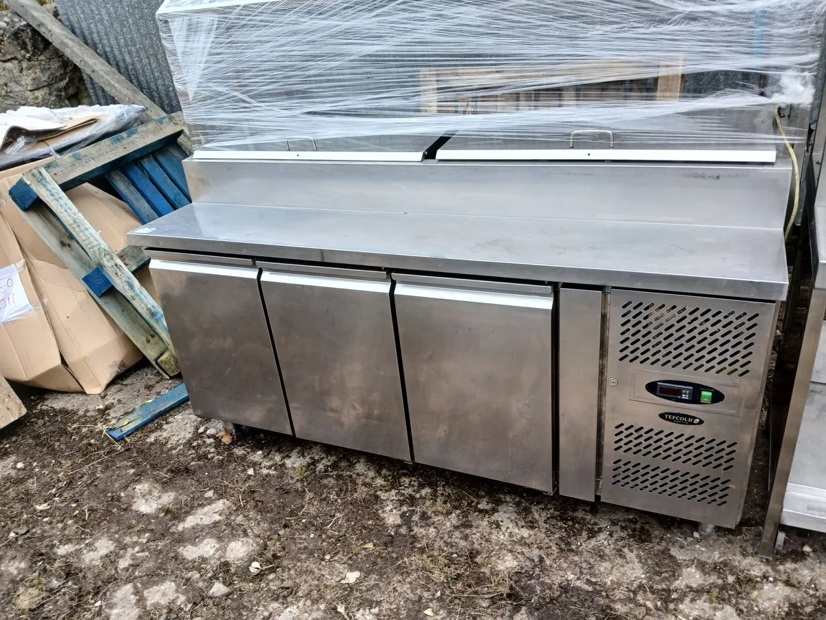 Staneless steel cabbinet double  door fridge - Image 3