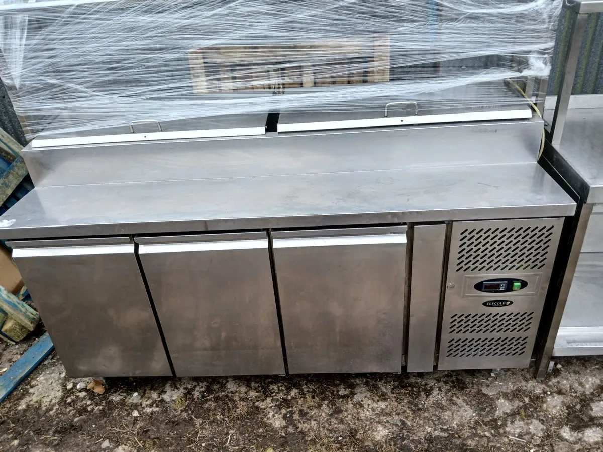 Staneless steel cabbinet double  door fridge - Image 4