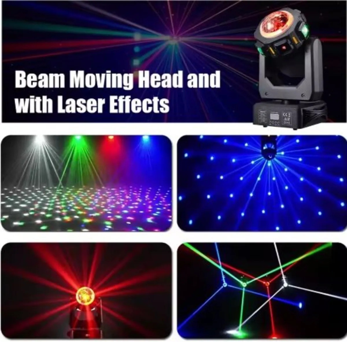 Moving Head Lights 100W RGBW LED Laser Light