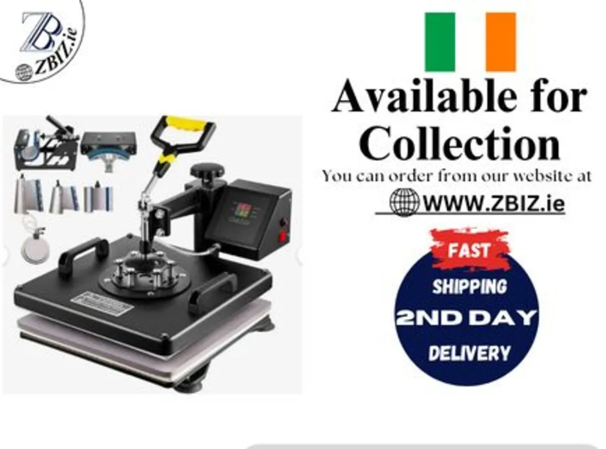 Heat Press Machine Combo for T Shirts & Mugs - Image 1