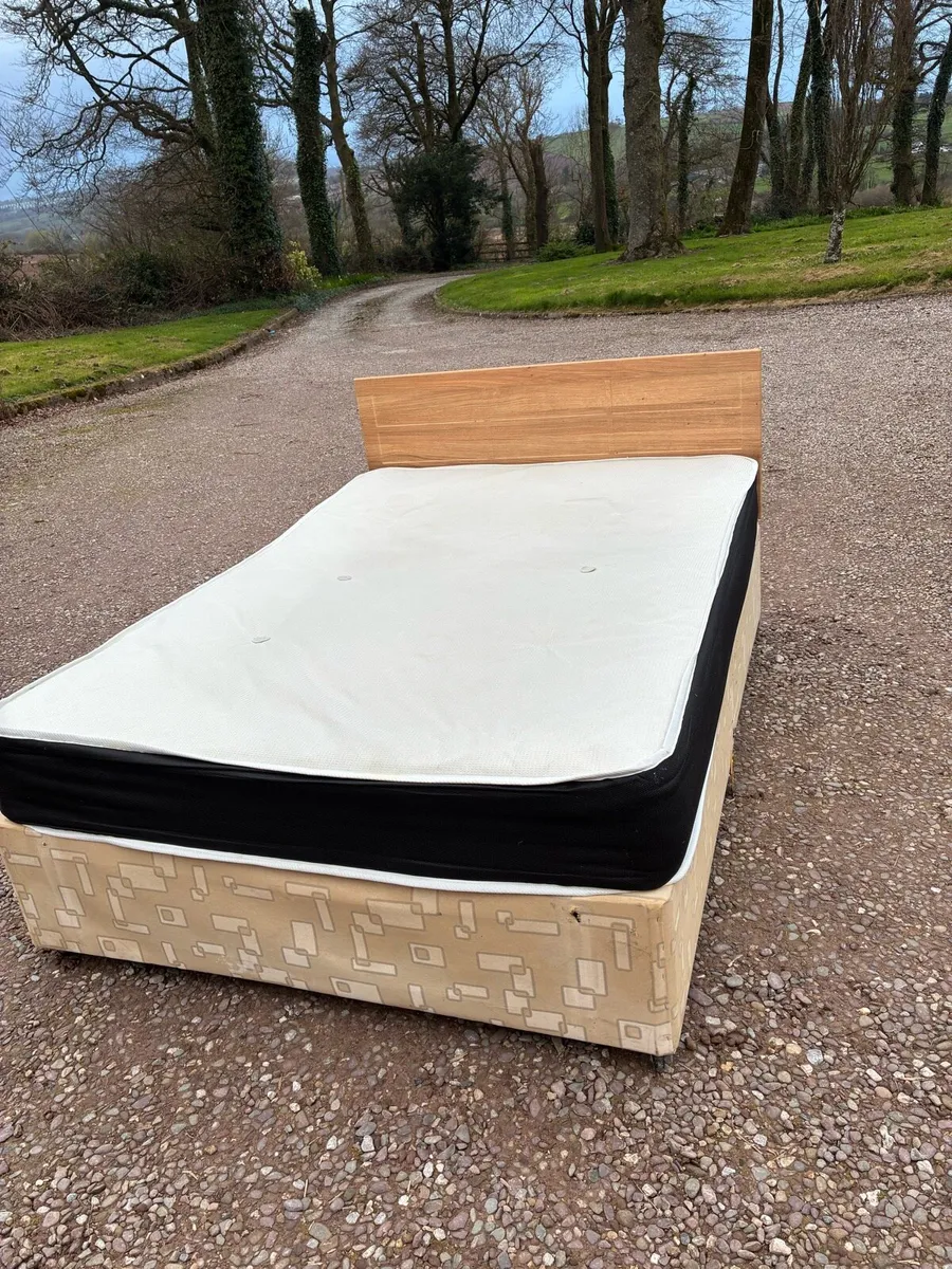 FREE 4’ 6” double divan bed