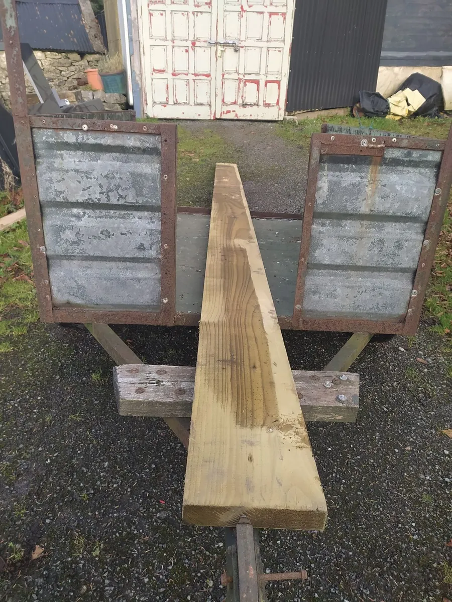 STEEL AND ALUMINUIM TRAILER NO LICENSE NEEDED . - Image 1