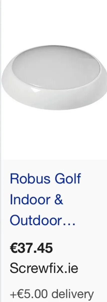 9 robus golf lights for 50 - Image 2