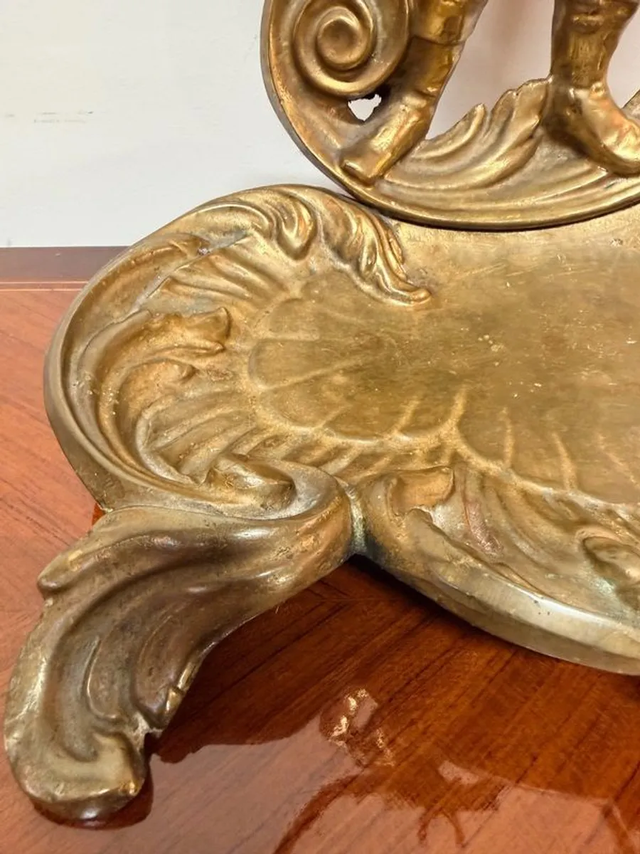 Early 20th Century French Brass Umbrella or Walking Stick Stand - Image 4