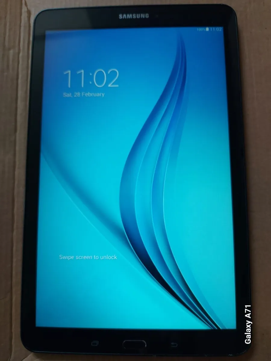 Samsung Galaxy Tab E Model SM-T560 8GB Black - Image 1