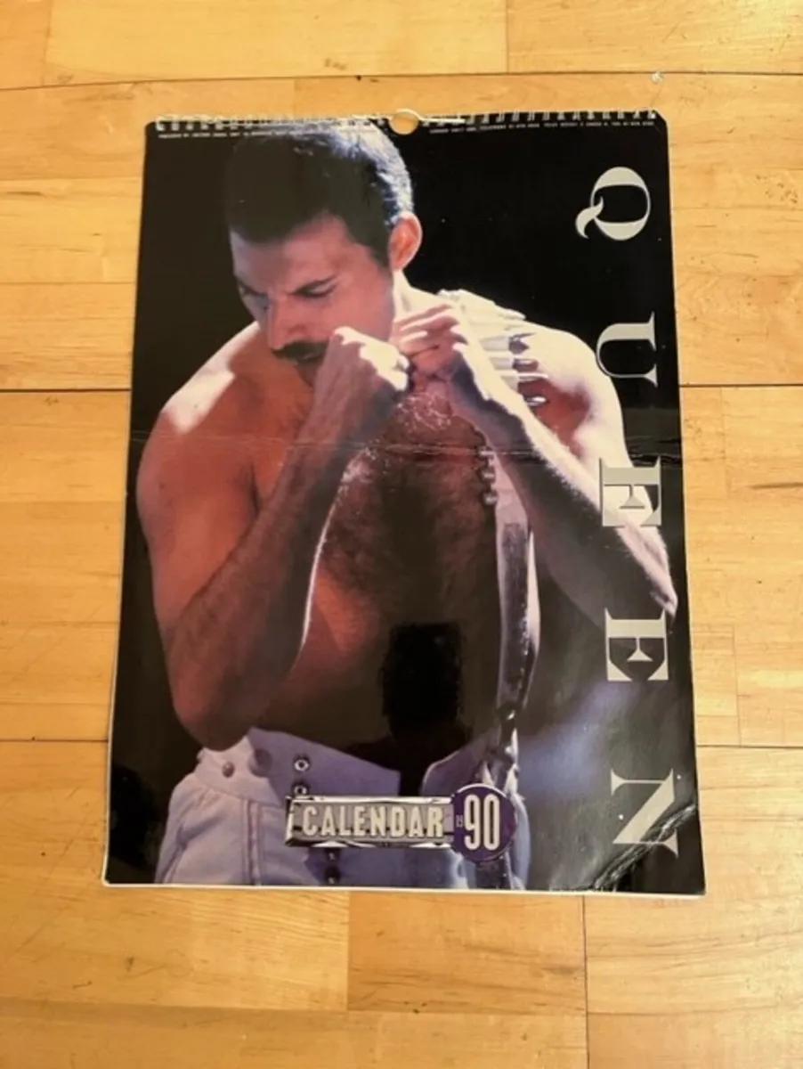 Queen Calendar 1990 (Rare) - Image 1