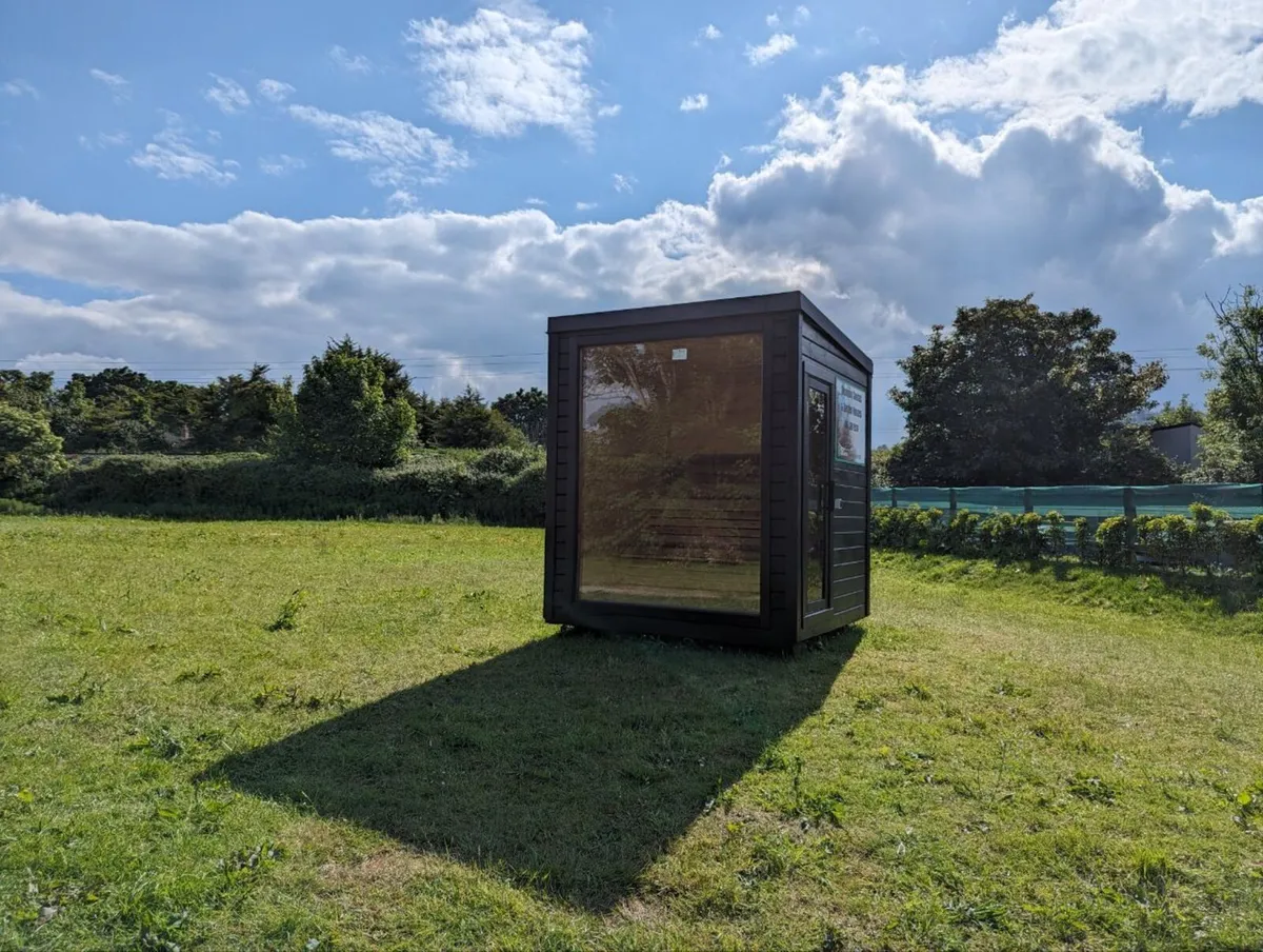 Outdoor Sauna 2.3 × 2.3 m — 3 to 5 People - Image 1
