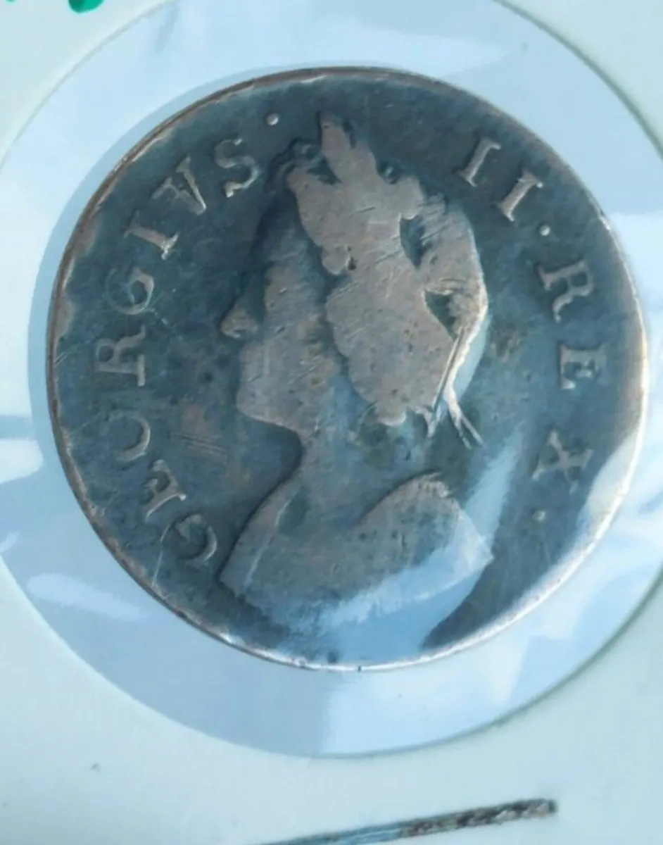 SUPER RARE YEAR 1739 .. FARTHING..287 YEARS OLD.. - Image 2