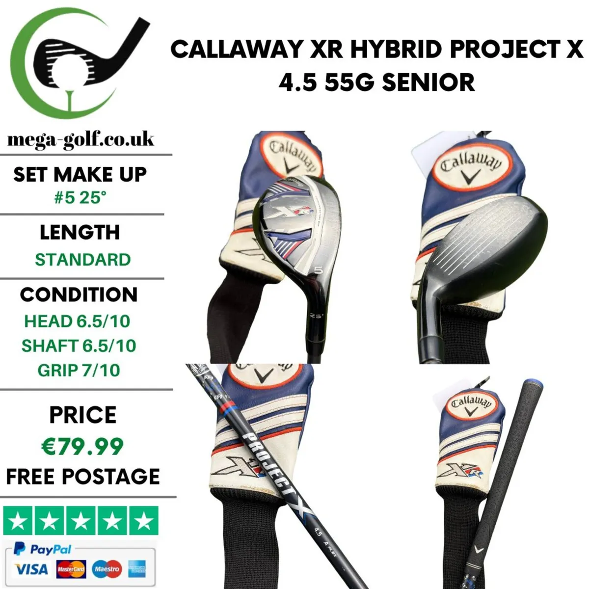 Callaway XR Hybrid / #5 25° / Senior - Image 1