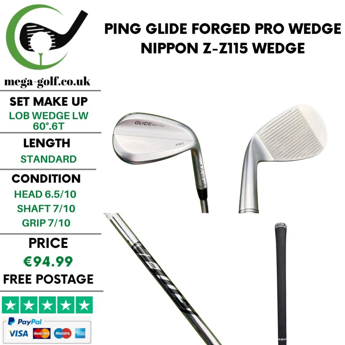 Ping Glide Forged Pro Wedge Lw 60°.6T / Wedge - Image 1