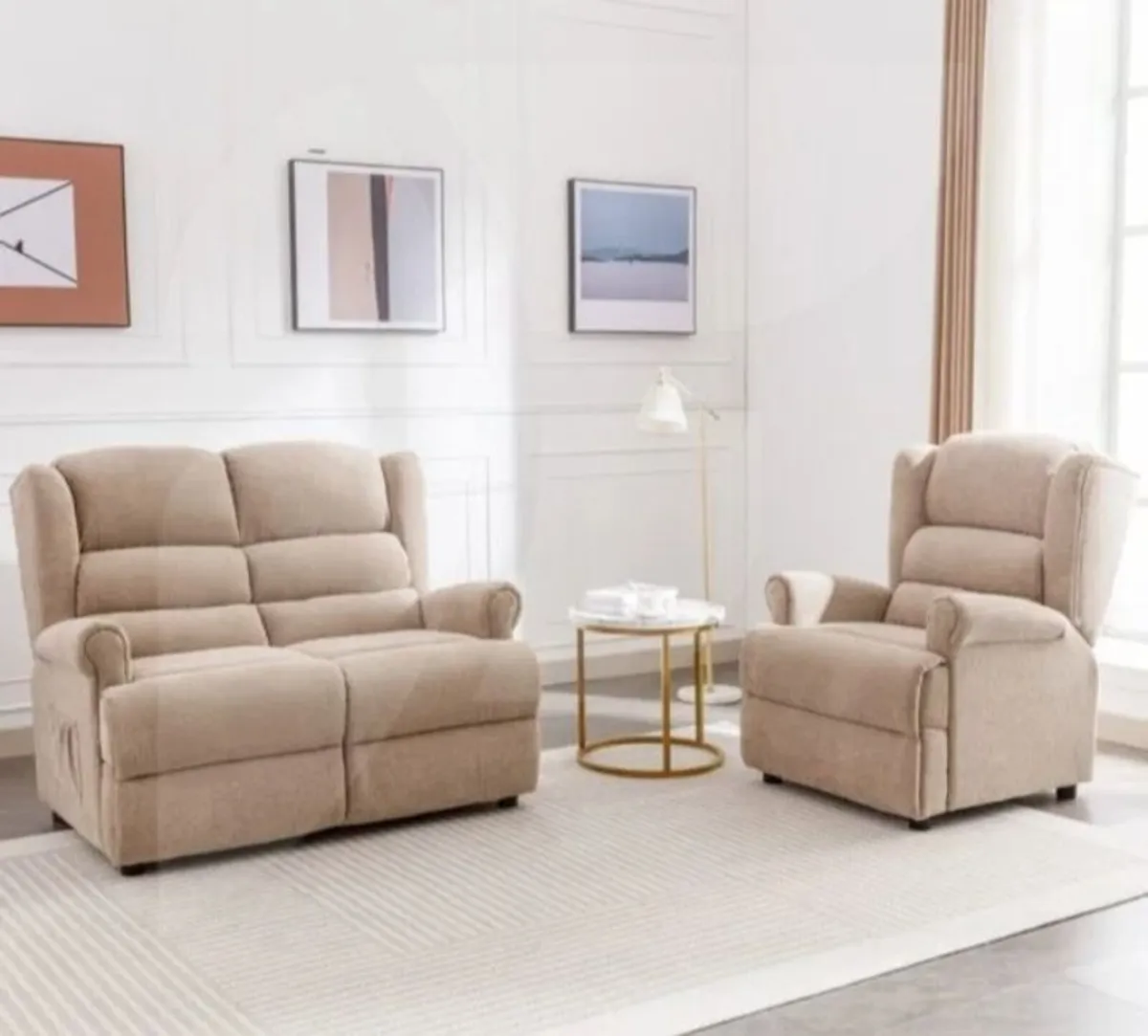 Ember Fireside Chairs Oatmeal - Image 1