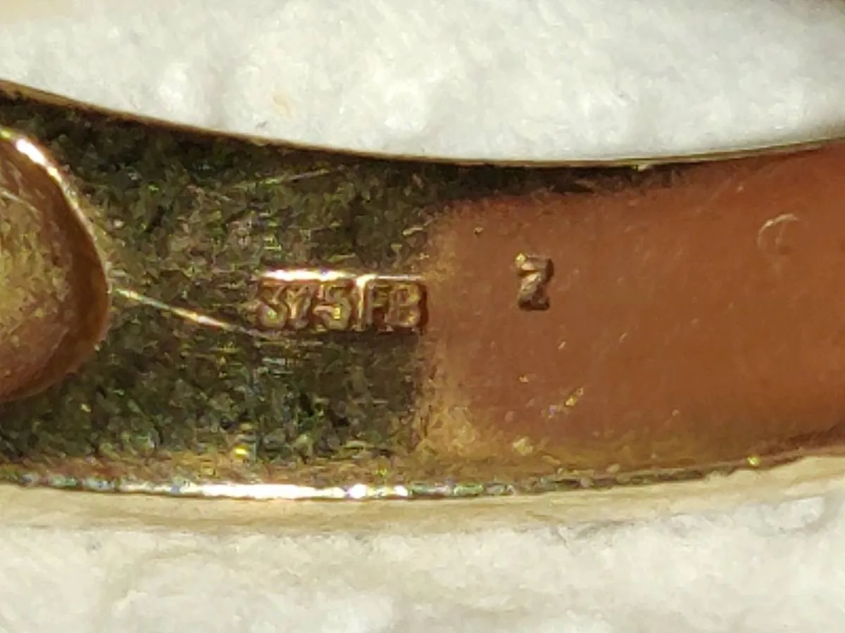 STAR TREK EYE, 9CT CHUNKY Gold 5.15g RARE Ring ! - Image 4