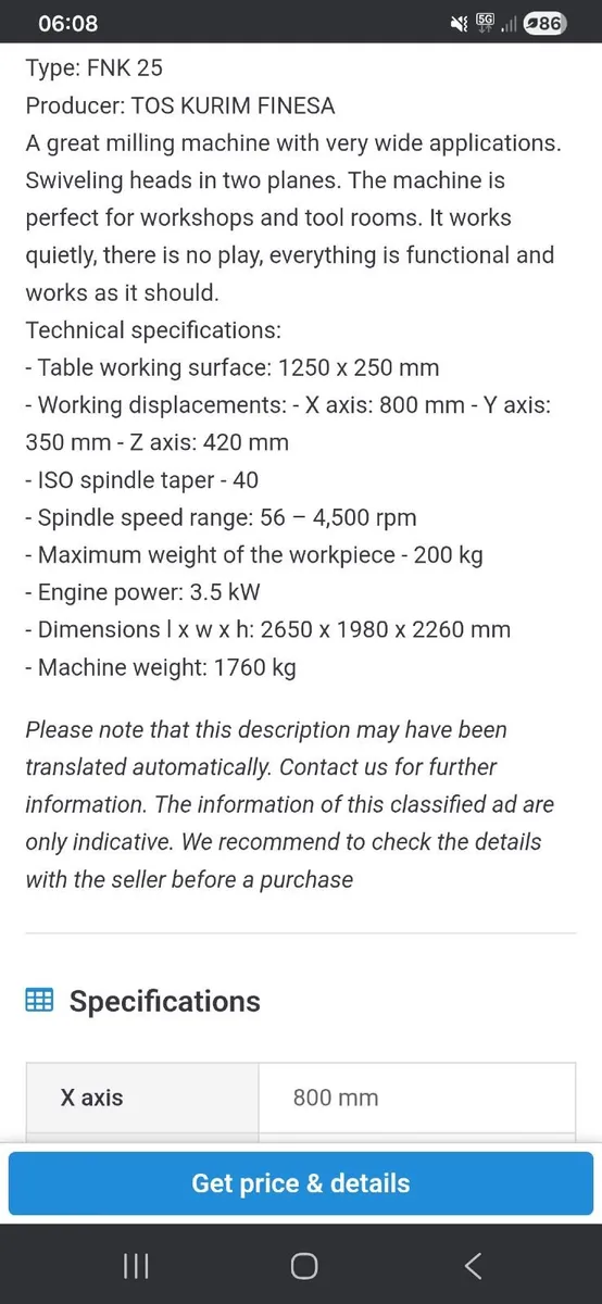 Milling machine - Image 2