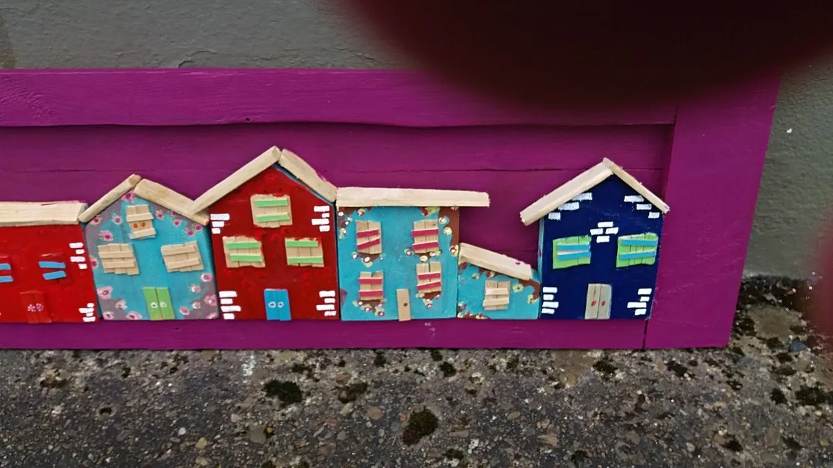 Rustic Enchanted fairytown / village scene - Image 4