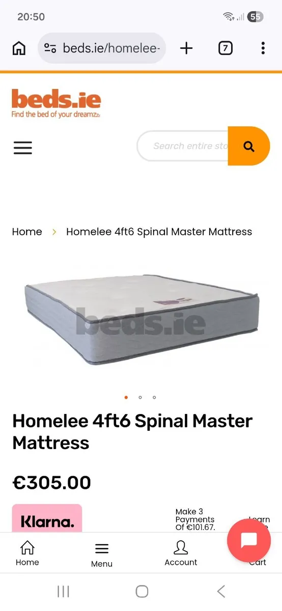 Queen size timber bed new condition matress option - Image 2