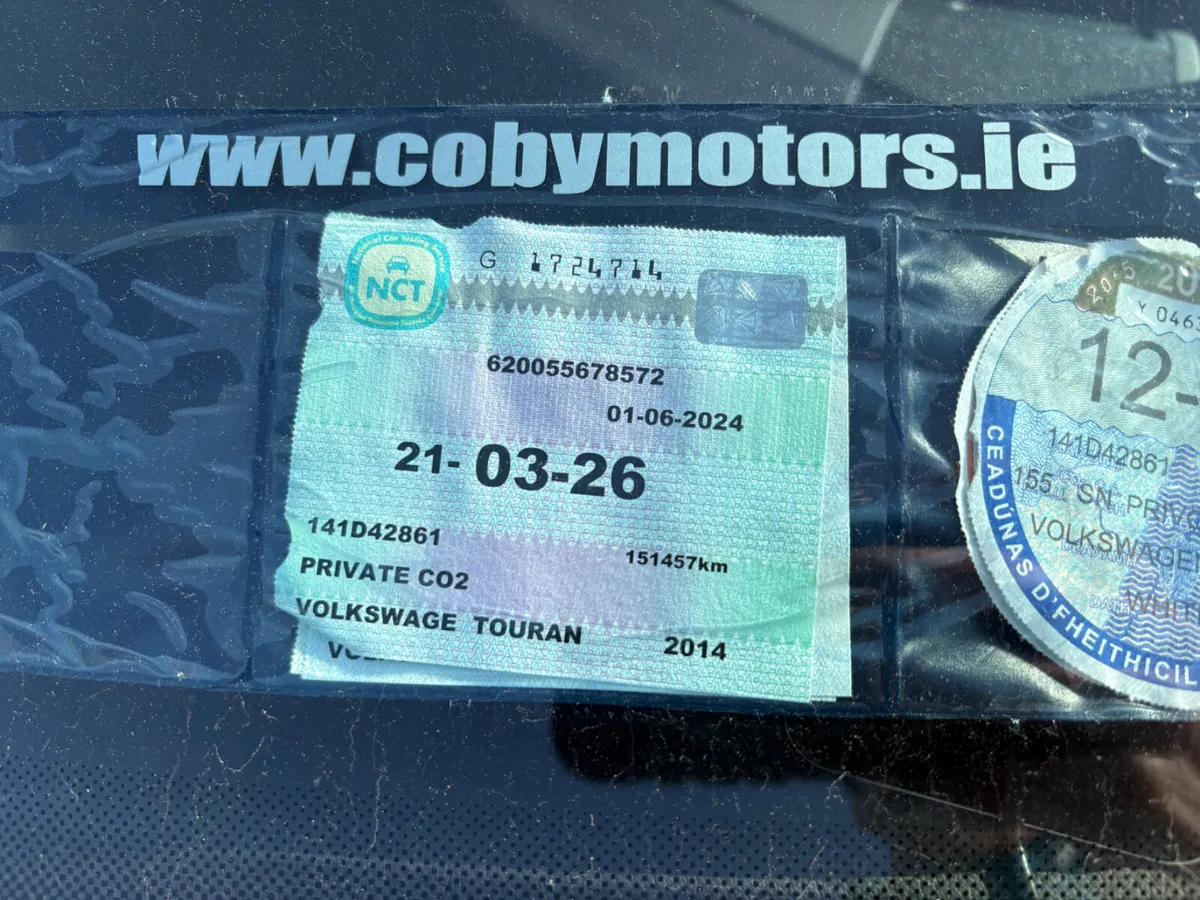 2014 Vw Touran 1.4 Automatic drive away trade sale - Image 4