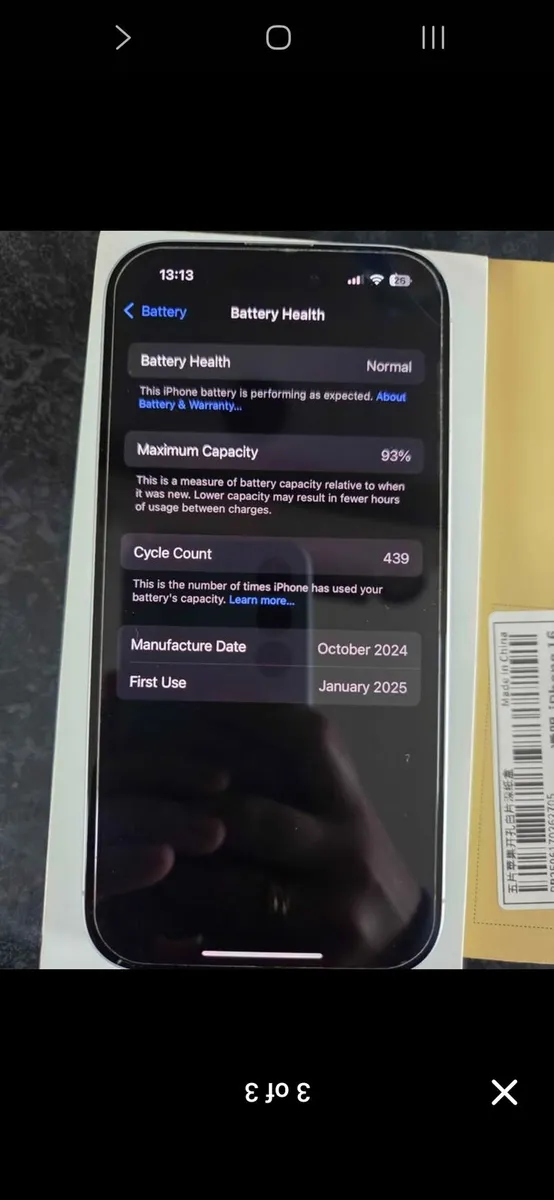 Iphone 16 256 GB White - Image 3