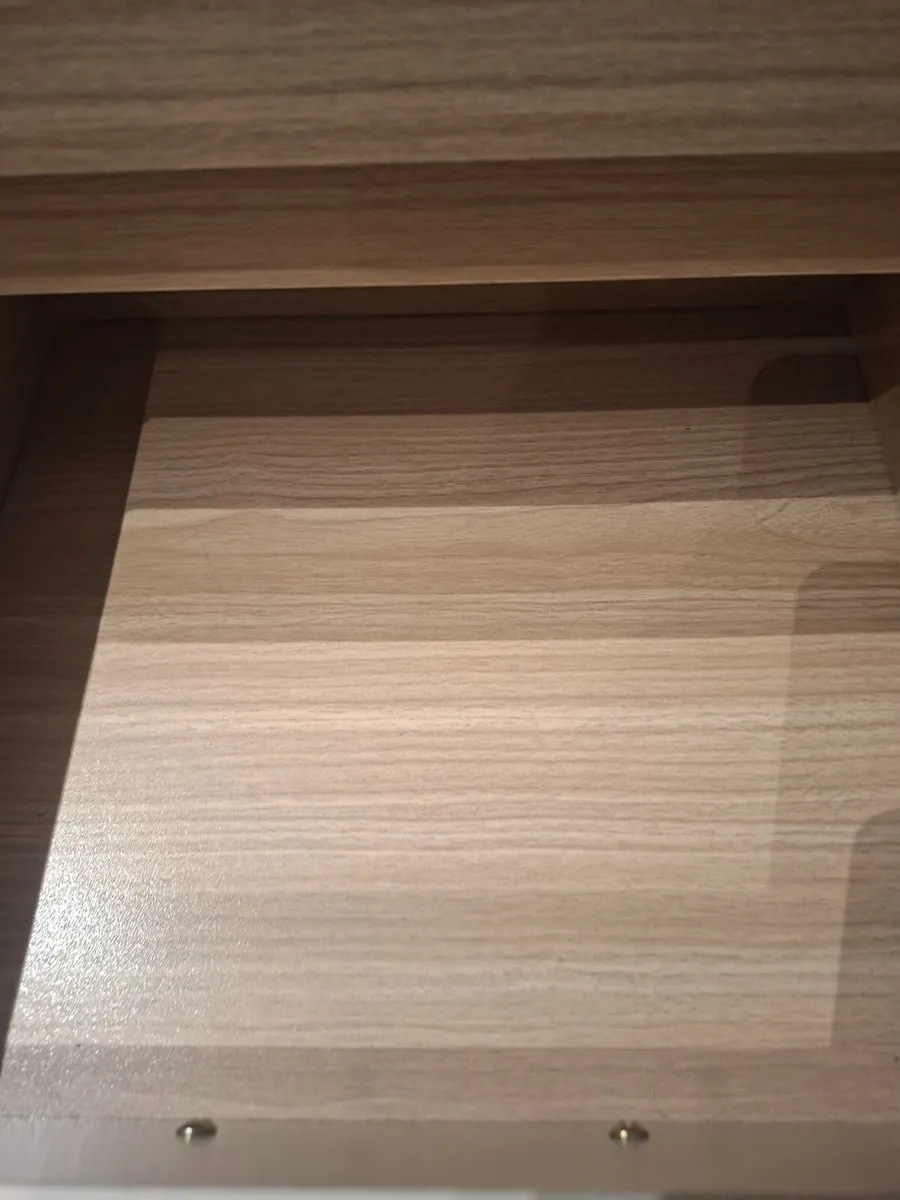 Two Light Grey and Light Wood Seville side bedside - Image 2