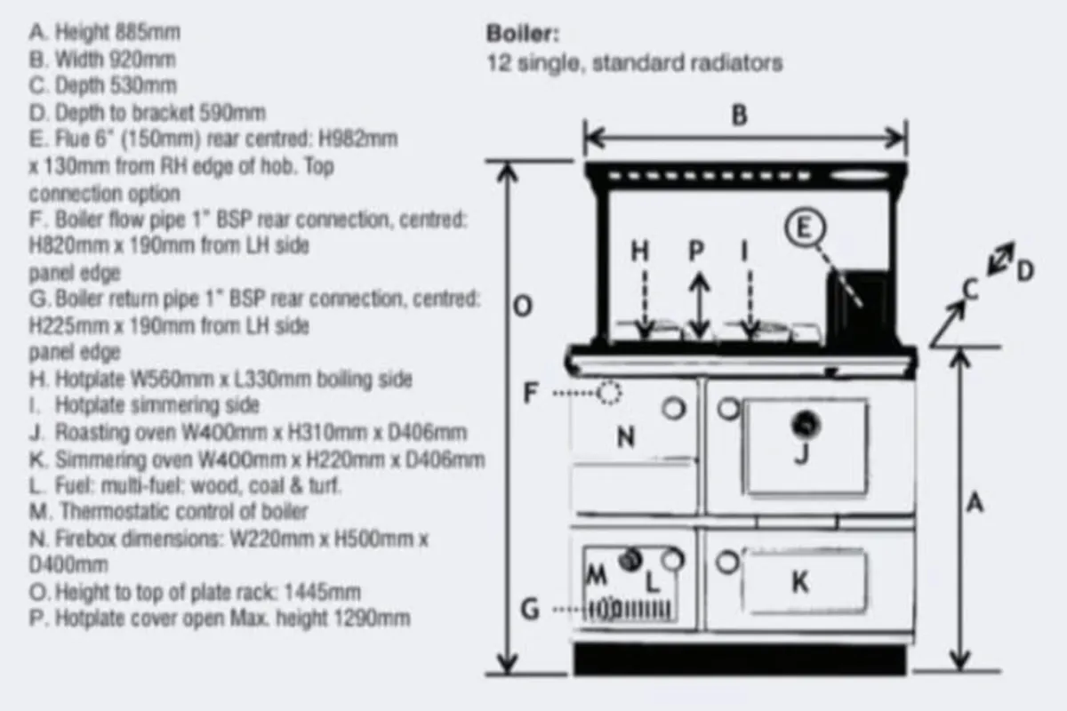 Stanley Superstar Solid Fuel Range - Image 3