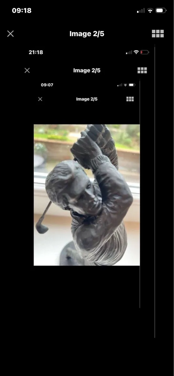 Genesis Bronze Golfer Swing - Image 3