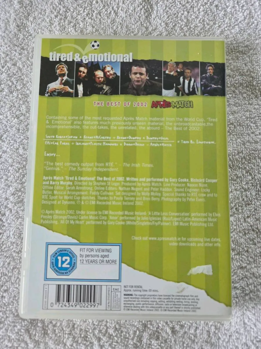 Apres Match DVD The Best of 2002 RTE Soccer - Image 2