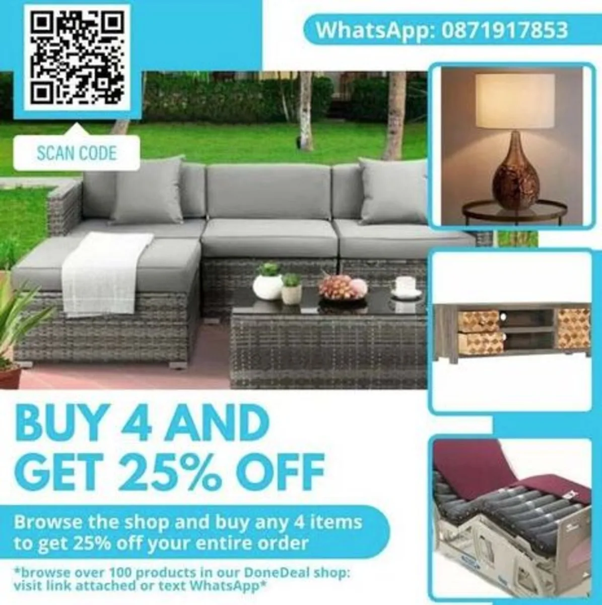 Mannion 70'' 4 -Light Track Kit - Image 3