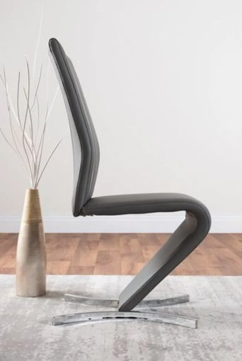 Chowchilla Upholstered Cantilever Chair (Set of 2) - Image 1