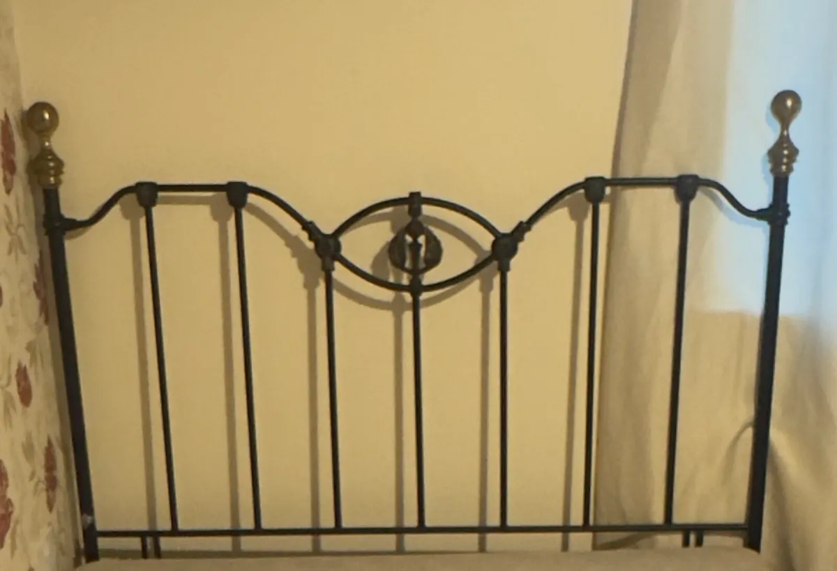 Wrought iron headboard for King size bed - Image 3