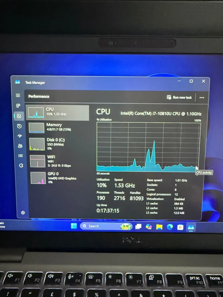 Dell Latitude 5310 Laptop i7/32GB/512SSD/FHD Touch - Image 2