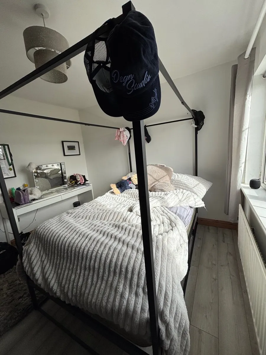 Canopy four poster bed frame - Image 4