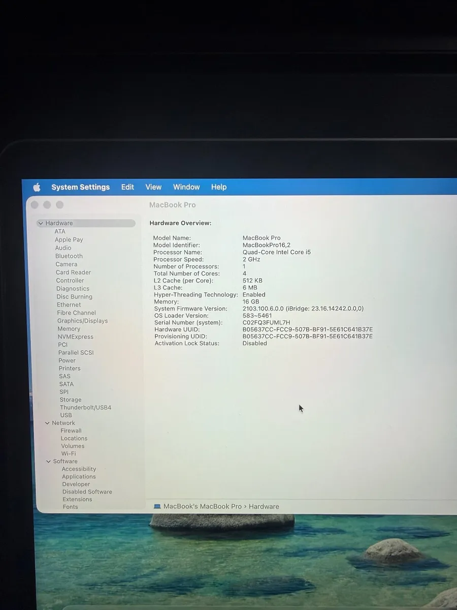 MacBook Pro 13" 2020 i5/16GB/512SSD/531c - Image 3