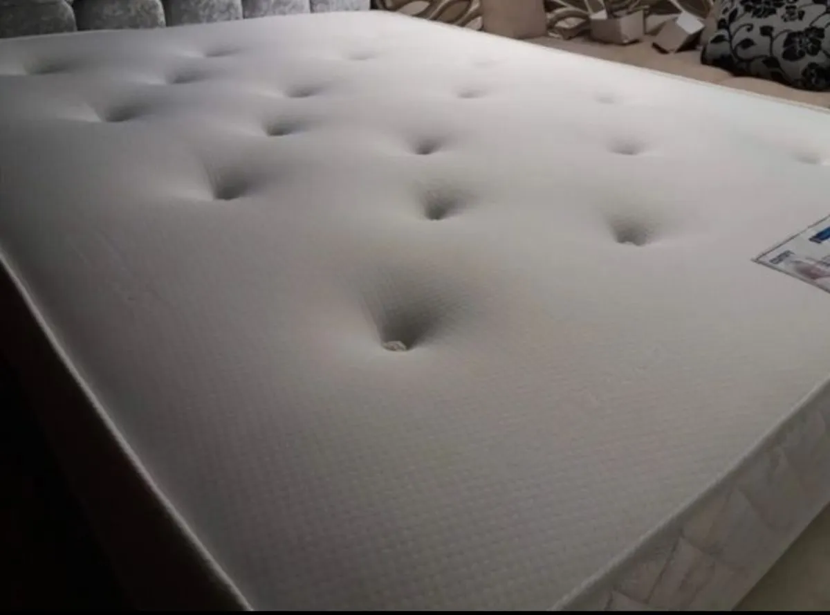 Double memory foam mattress