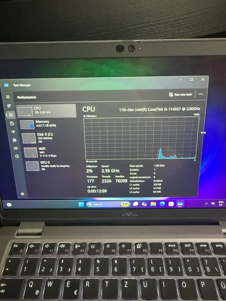 Dell Latitude 5320 Laptop i5/8GB/256SSD/FHD Touch - Image 2