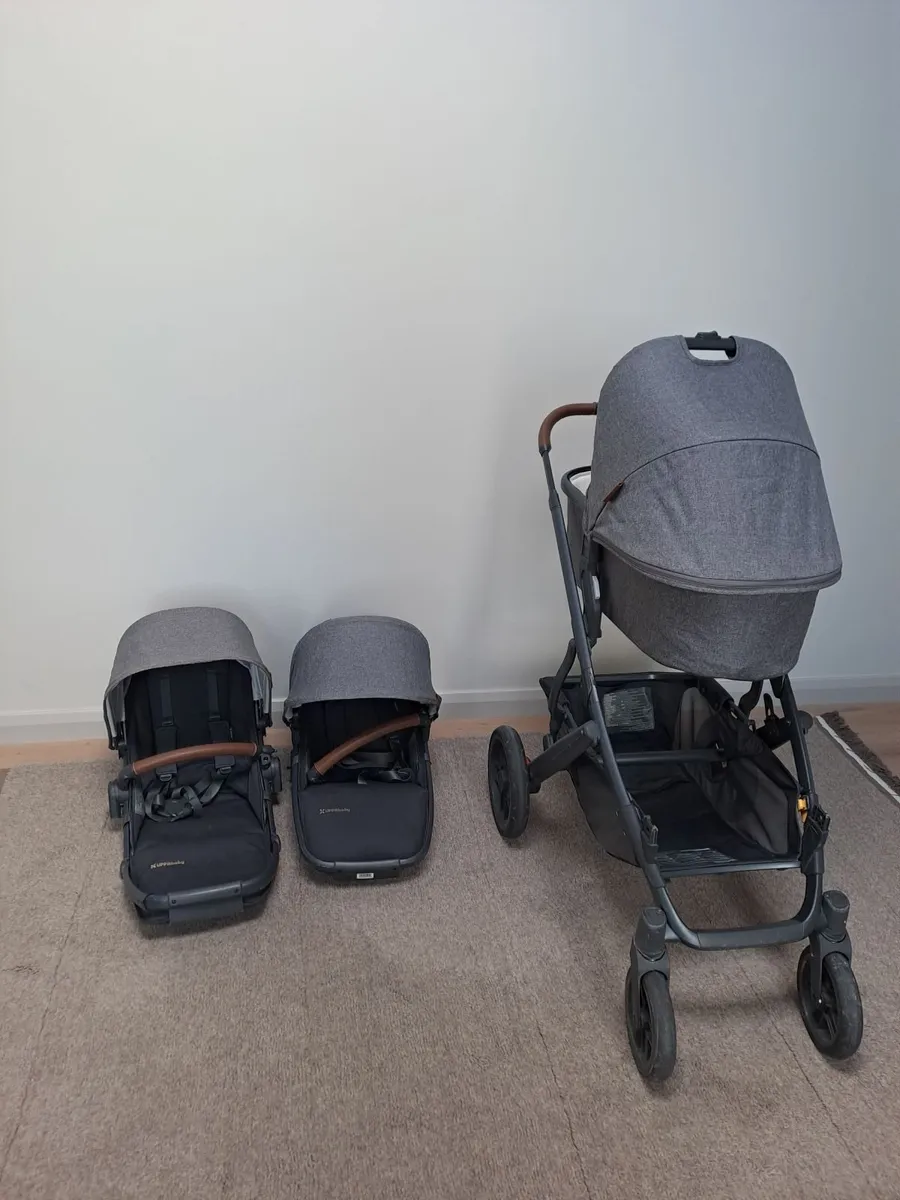 Uppababy Vista Cruz in Greyson Colour - Image 2