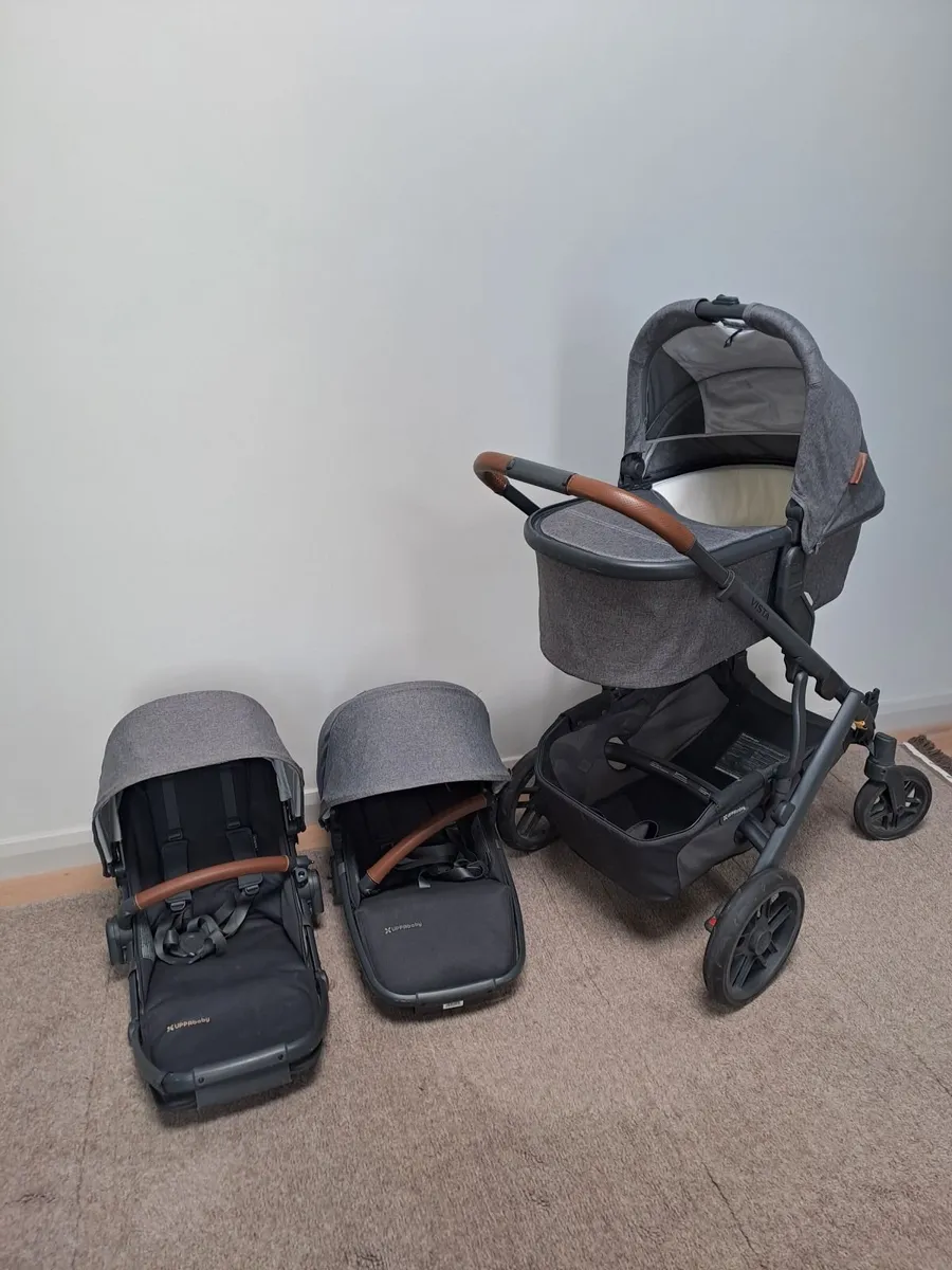 Uppababy Vista Cruz in Greyson Colour - Image 3