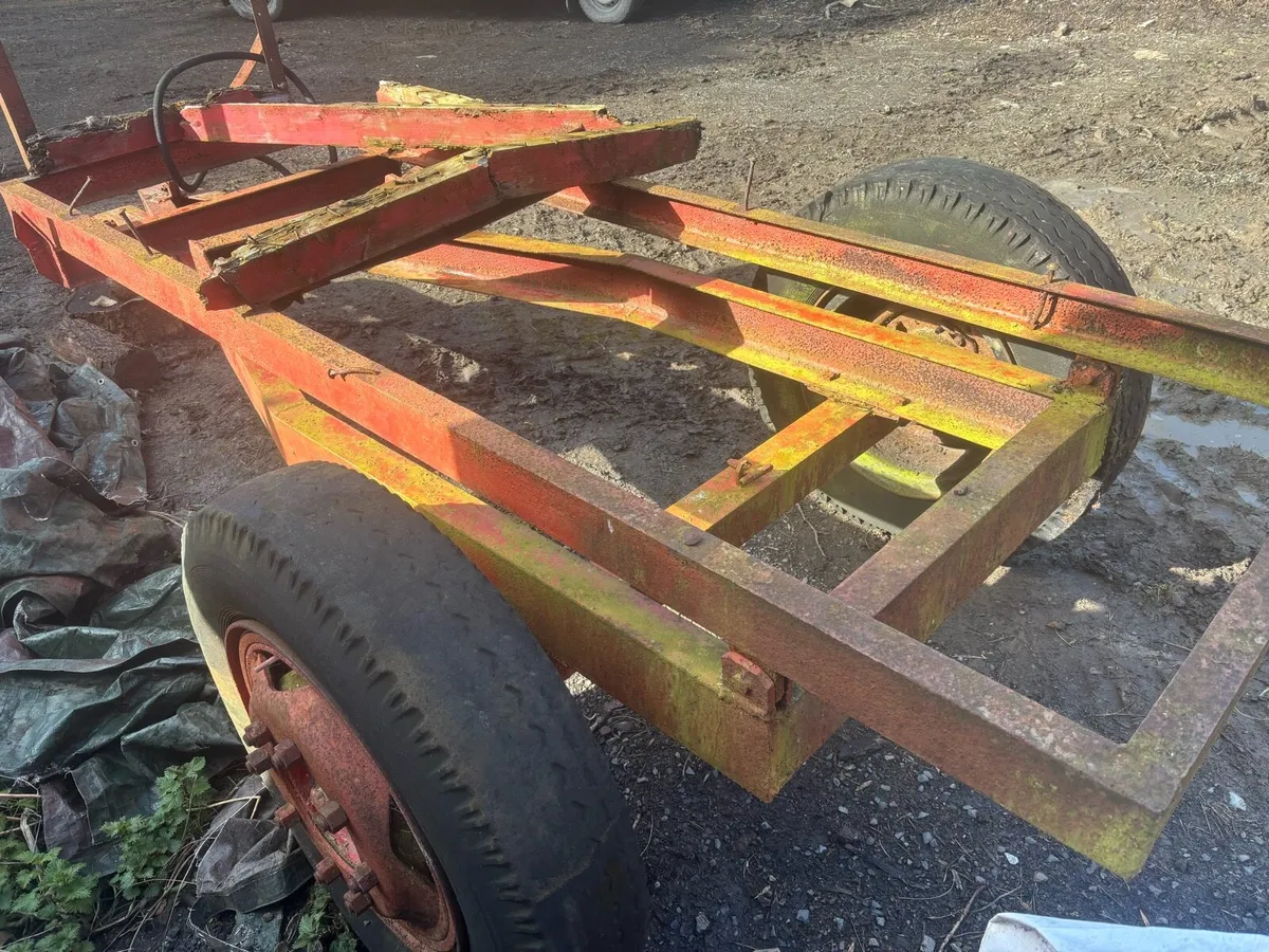 Vintage tipping trailer - Image 2