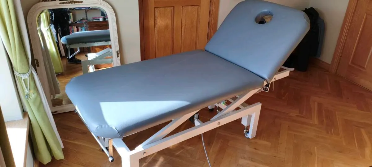 Electric Massage Table, Remote Height Adjustment - Image 1