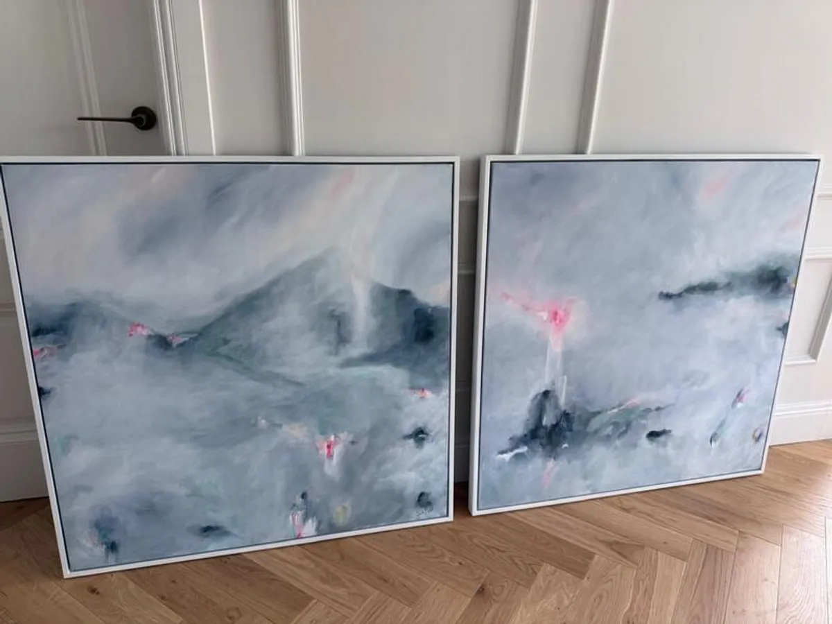 Original Acrylic Irish Artwork Pair - Image 3