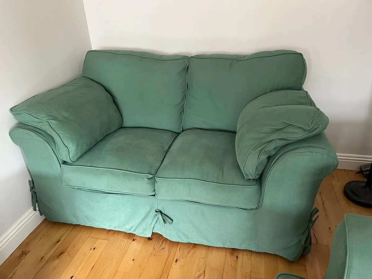 2 x seater couch and armchair (washable covers) - Image 1