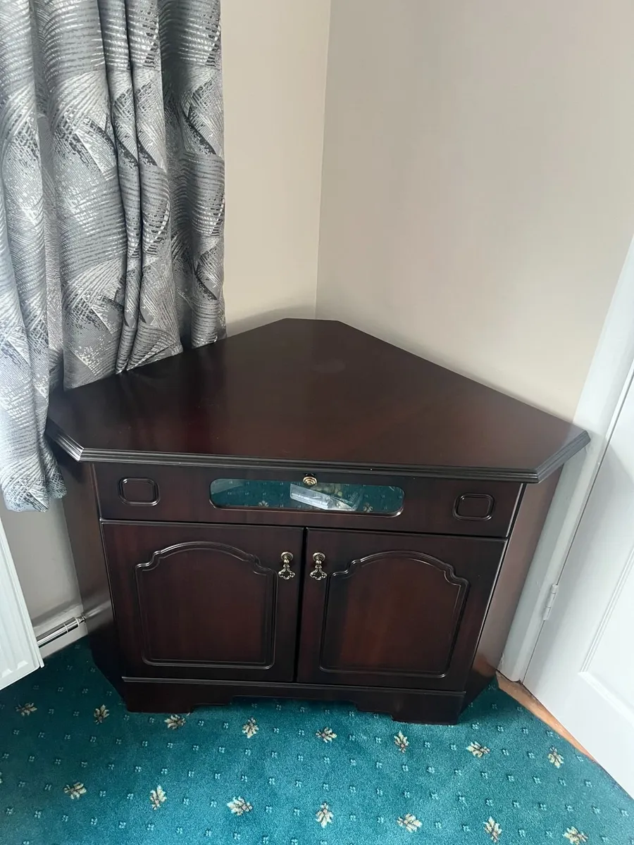 Mahogany corner unit - Image 2